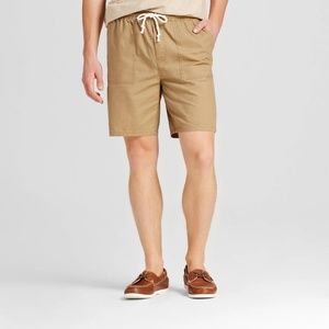 New Merona Men's Khaki Casual Drawstring Shorts